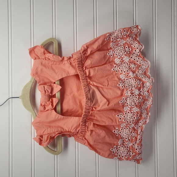 Dressed Up by Gymboree Pink Eyelet Dress Size 6-12 Months - Picture 2 of 4